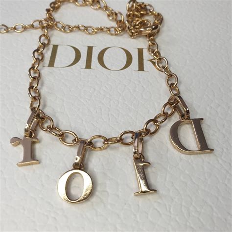 dior necklace etsy